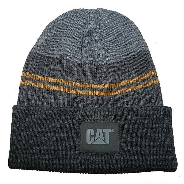 Gorro de punto en contraste