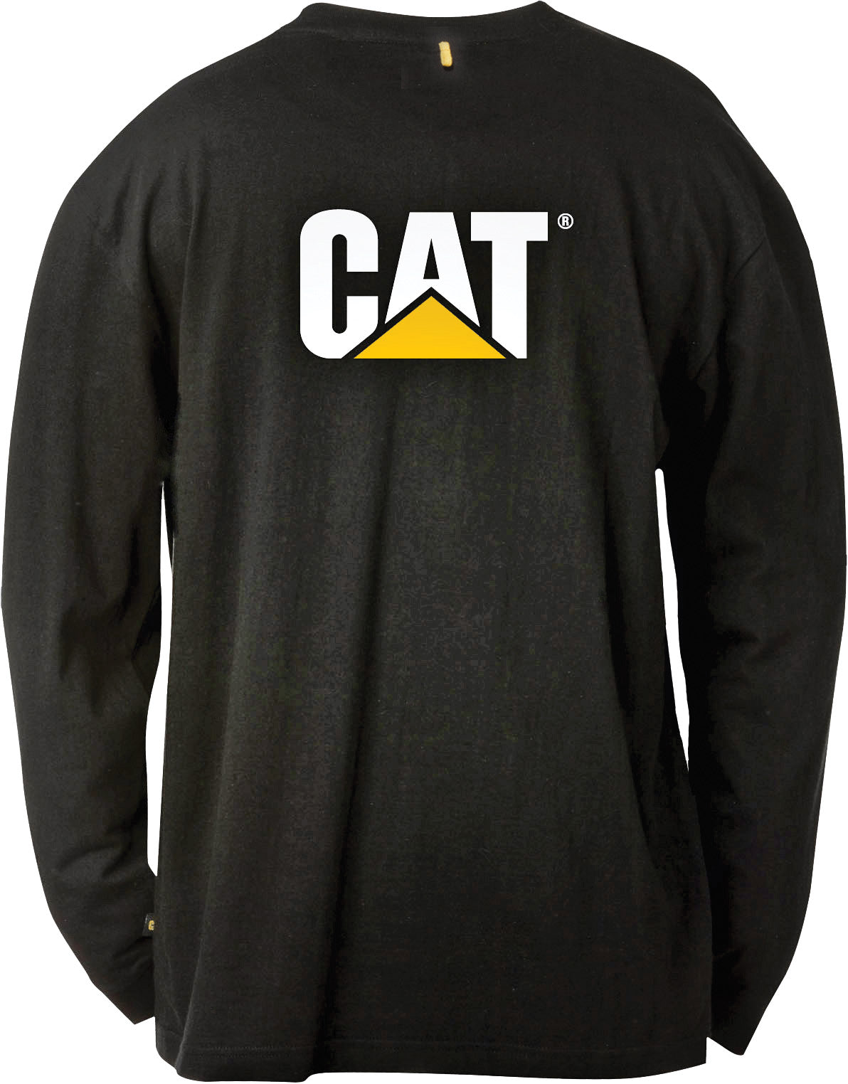 Camiseta de manga larga con bolsillo de marca registrada