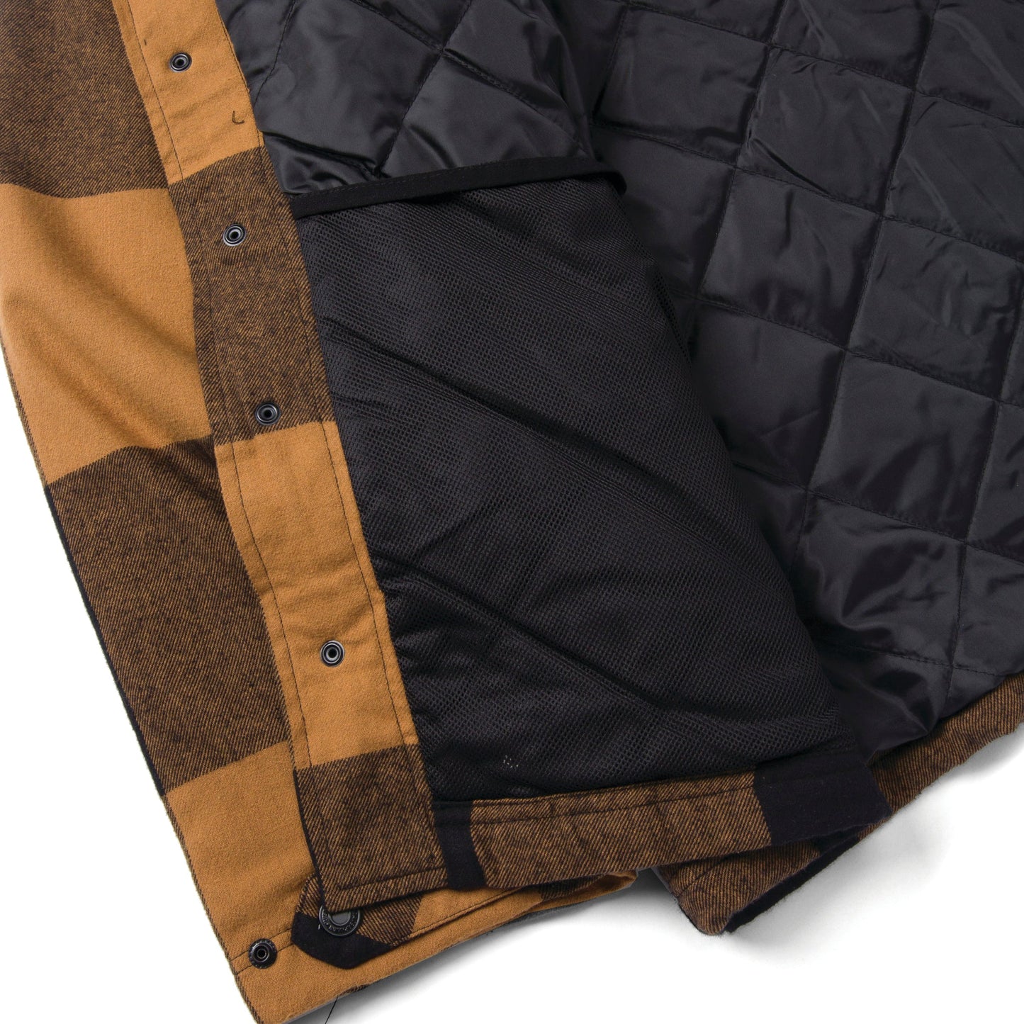Chaqueta de franela con capucha