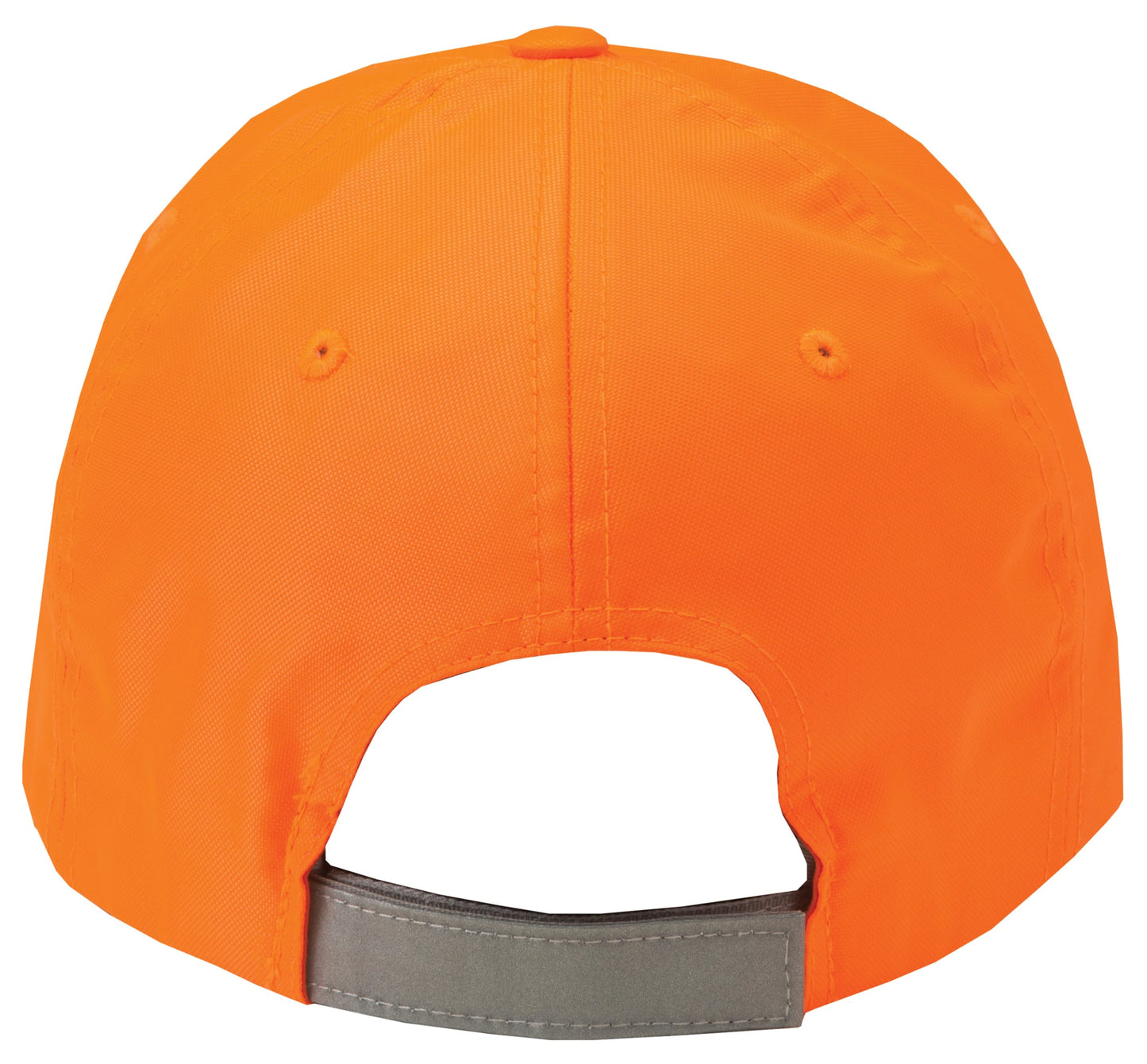 Gorra naranja de alta visibilidad con marca registrada