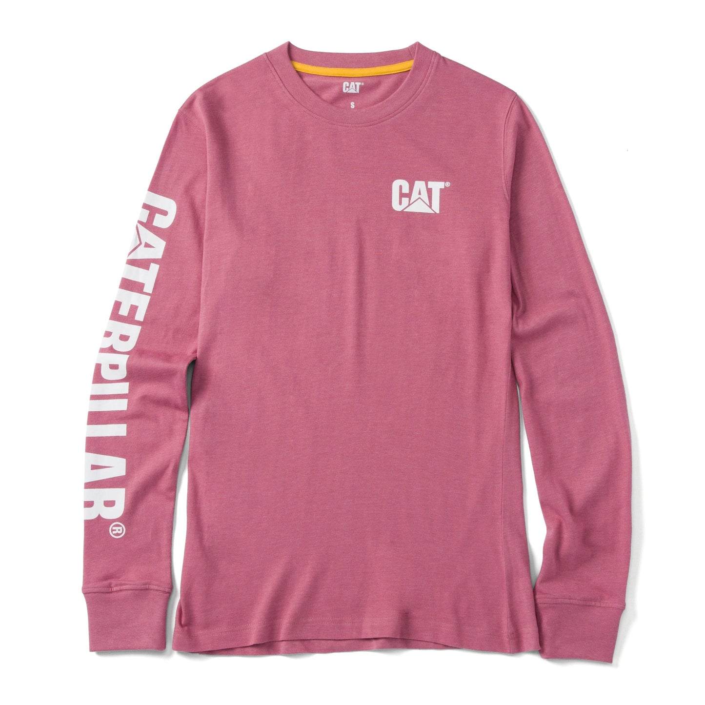 Camiseta de manga larga con estampado de marca registrada para mujer