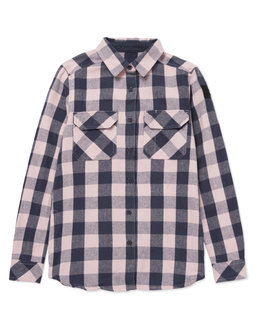 Camisa gruesa de cuadros estilo búfalo para mujer
