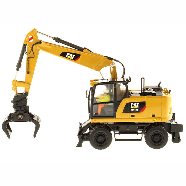 Excavadora de ruedas 318F a escala 1:50