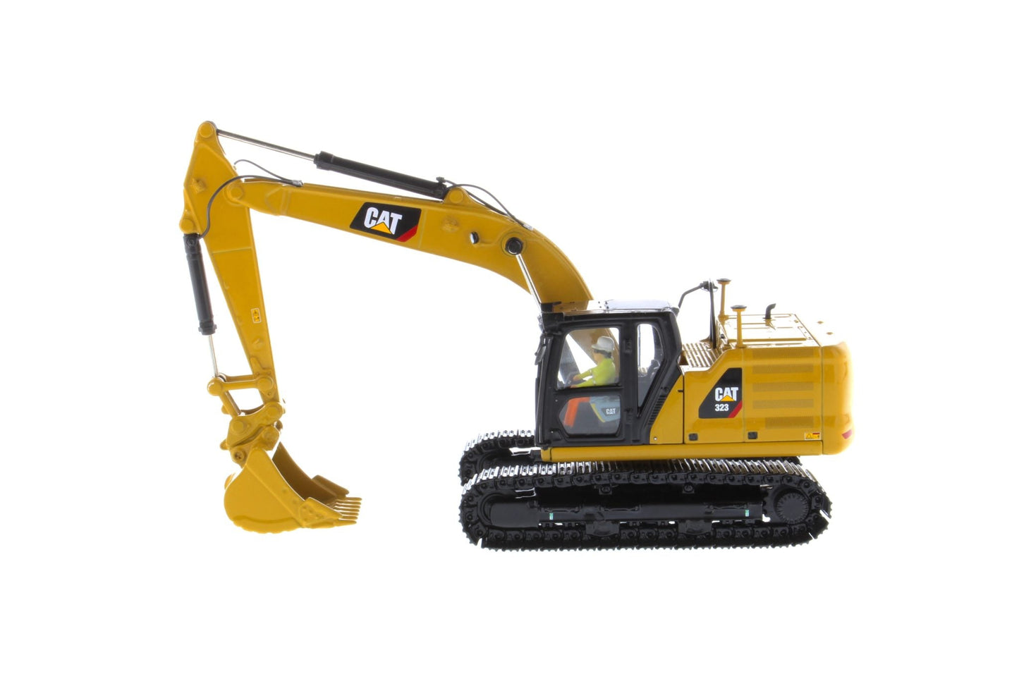 Excavadora hidráulica 323 a escala 1:50: diseño de última generación