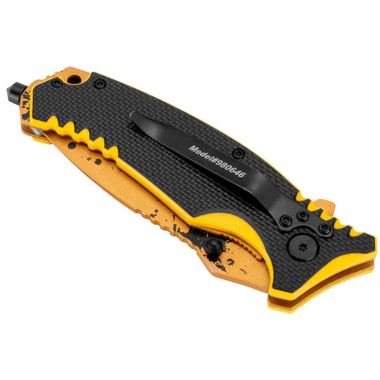 Cuchillo plegable de punta caída de 8 pulgadas