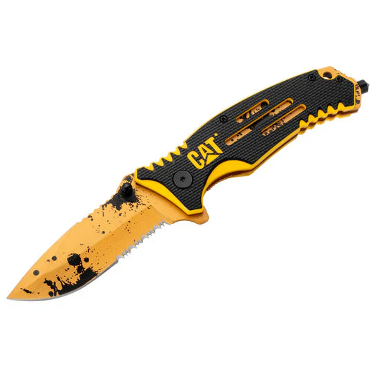 Cuchillo plegable de punta caída de 8 pulgadas
