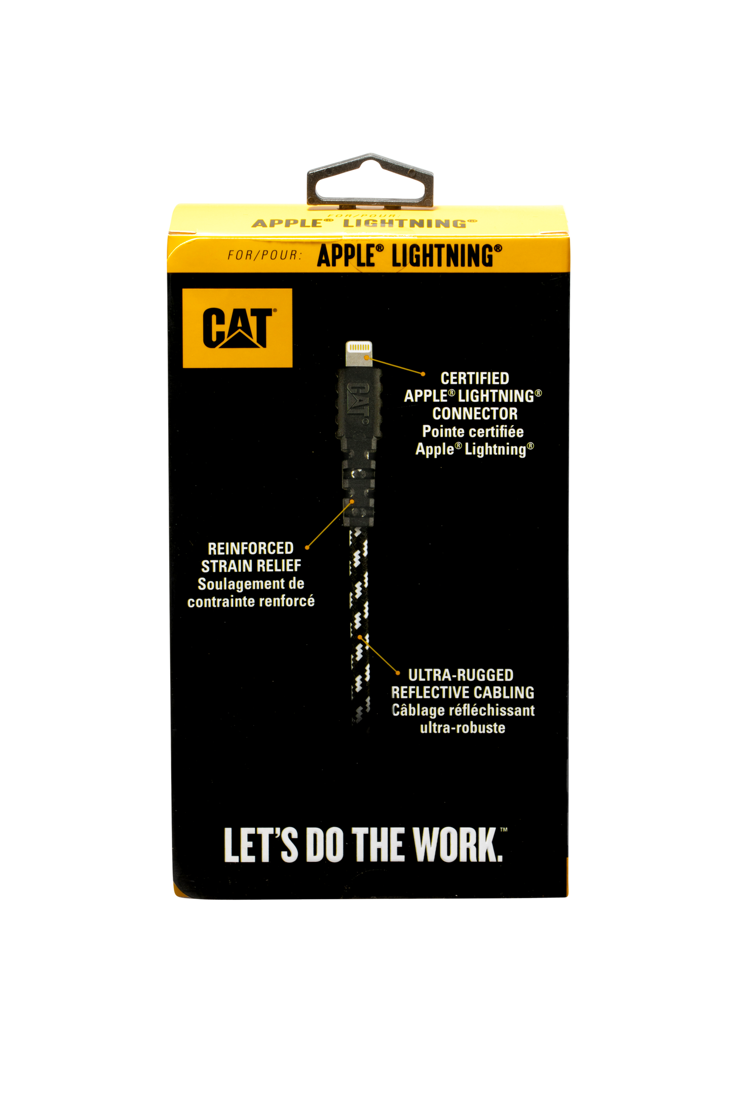 Entrega de energía de Lightning® a USB-C con certificación CAT®