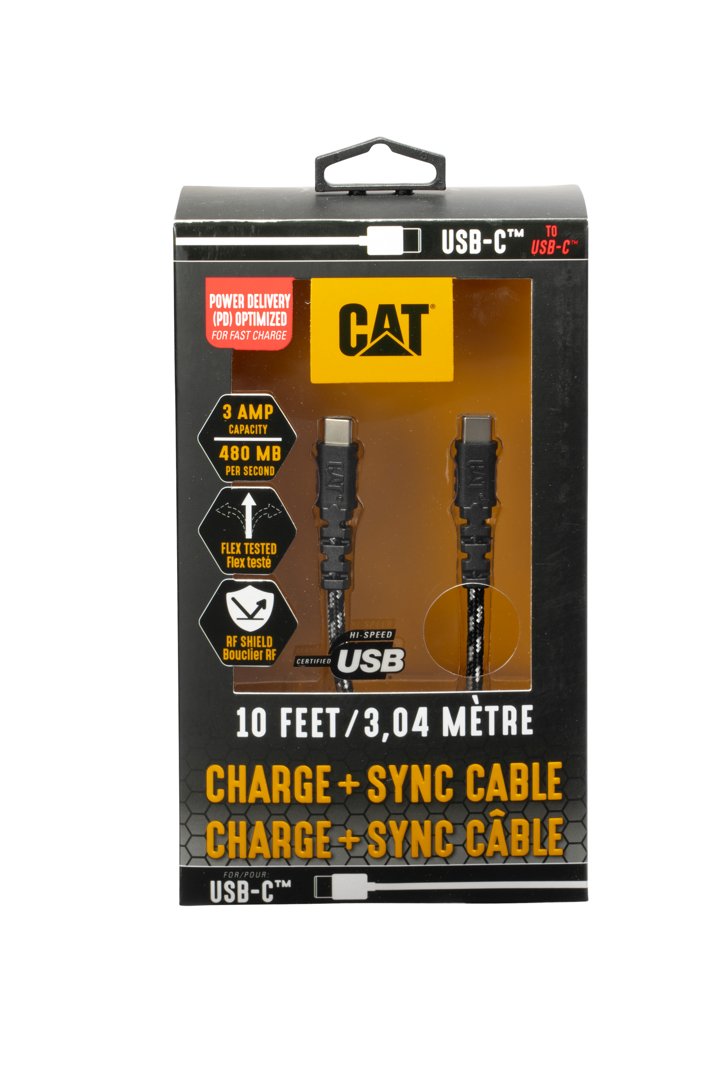 Entrega de energía USB-C a USB-C con certificación CAT®