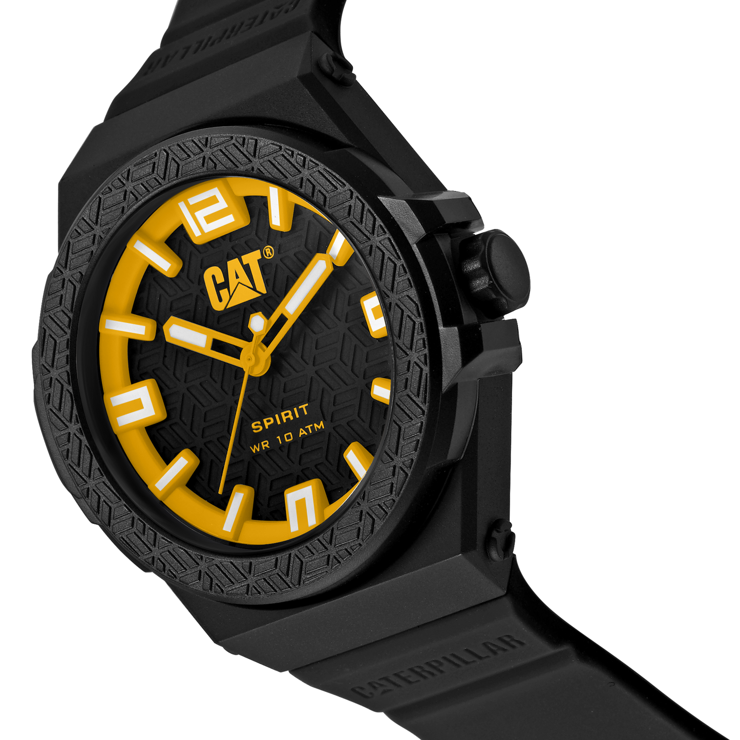 Reloj Spirit EVO con esfera negra y correa de silicona