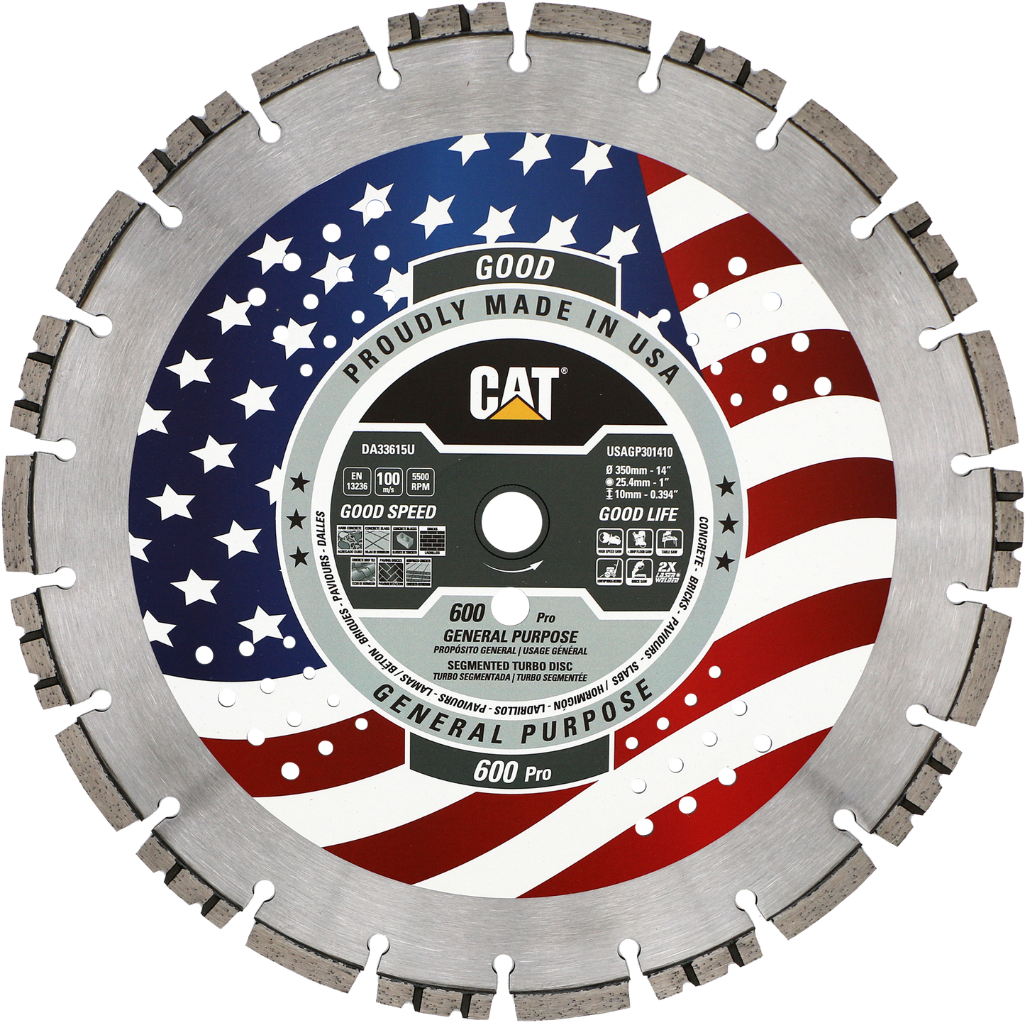 Cat® 600 Pro Fabricado en EE. UU. Uso general