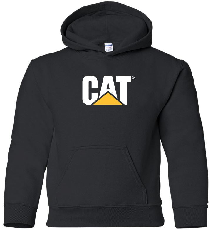 Sudadera con capucha juvenil negra/2TN
