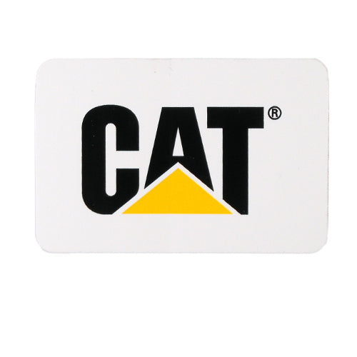Pegatina/Calcomanía con el logotipo de Cat®, blanca, 2 unidades