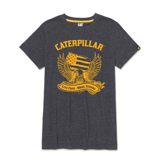 Camiseta gráfica de águila para mujer
