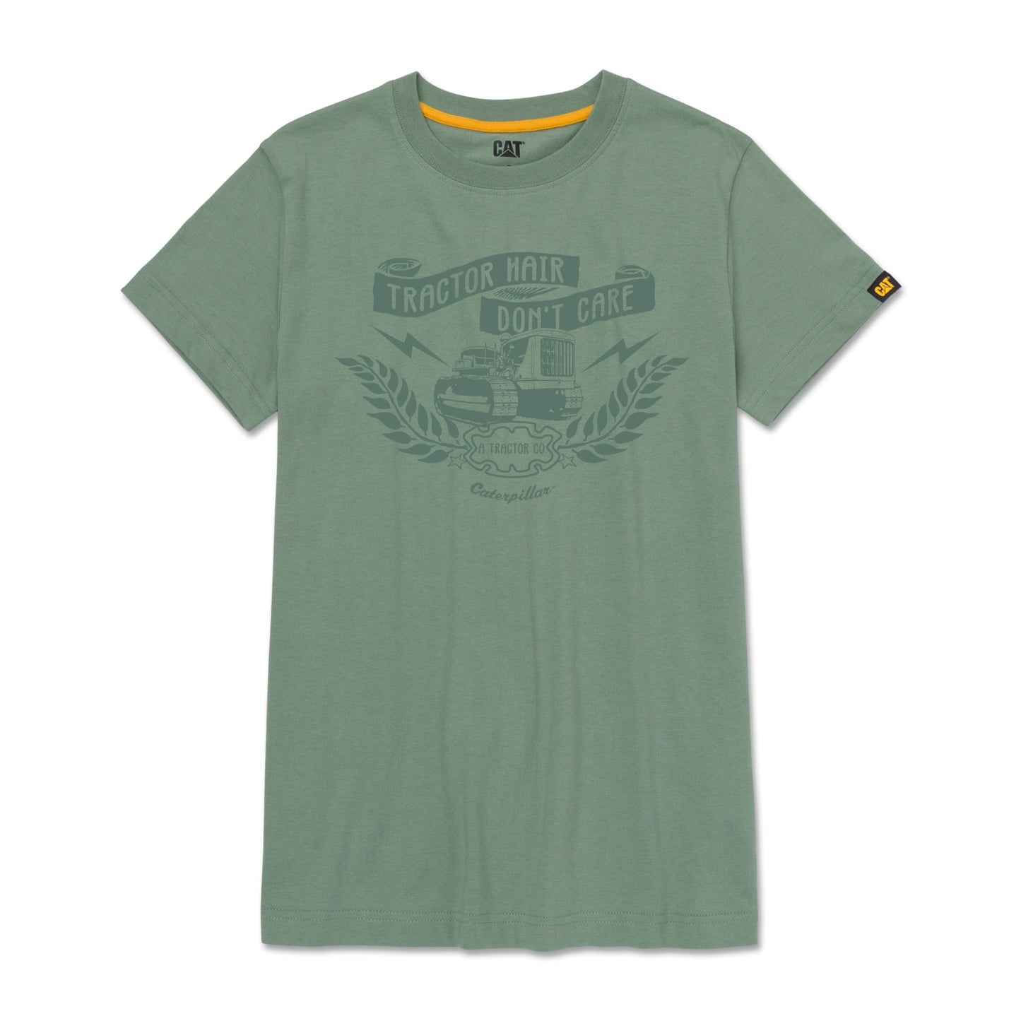 Camiseta gráfica con pelo de tractor para mujer