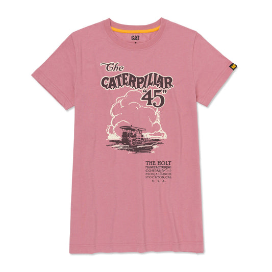 Camiseta gráfica CAT 45 para mujer