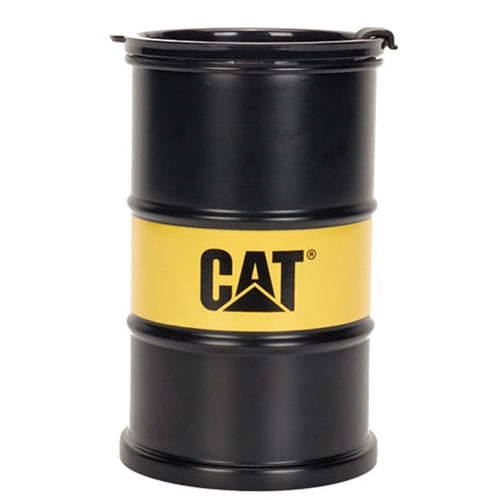 Taza para beber con forma de tambor de aceite
