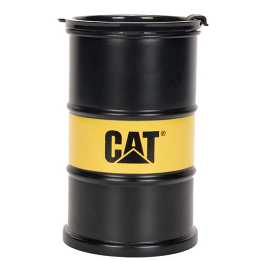 Taza para beber con forma de tambor de aceite