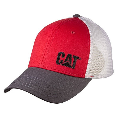 Gorra con logo grande del lado rojo