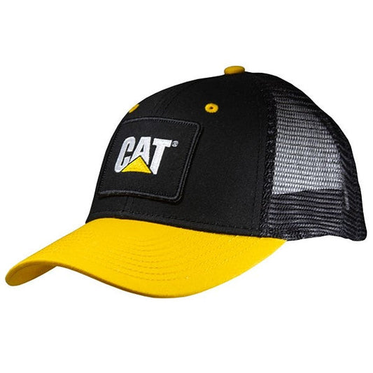 Gorra con parche de excavadora y malla negra
