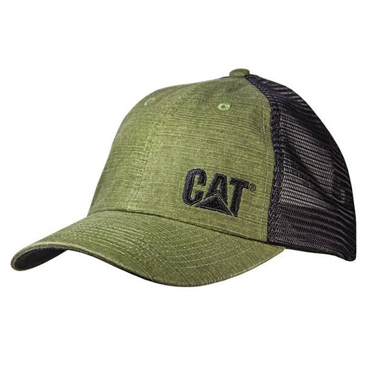 Gorra verde abeto con malla negra