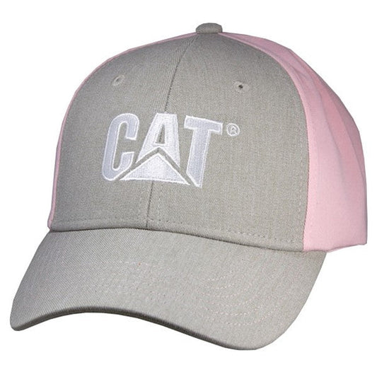 Gorra de contraste gris/rosa