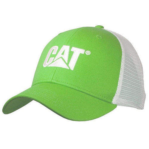 Gorra verde con logotipo blanco