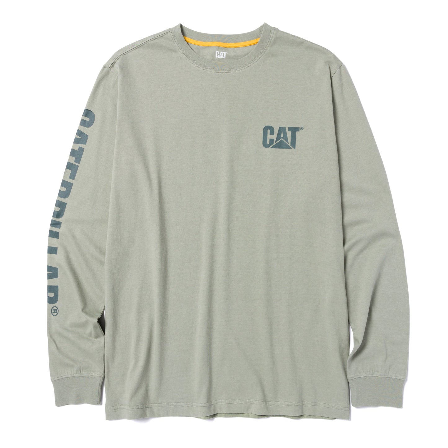 Camiseta de manga larga con estampado de marca registrada