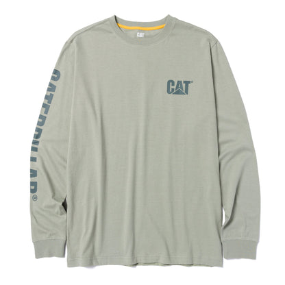 Camiseta de manga larga con estampado de marca registrada