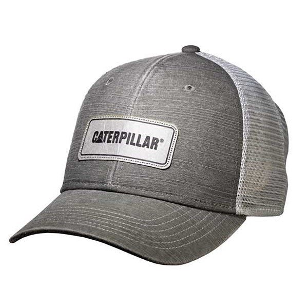 Gorra elaborada con malla gris
