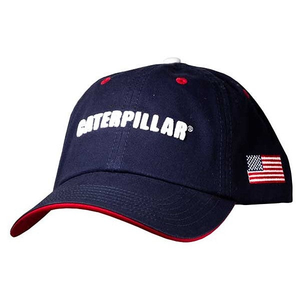 Gorra de estadista con bandera lateral