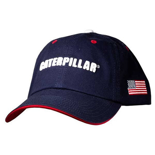 Gorra de estadista con bandera lateral
