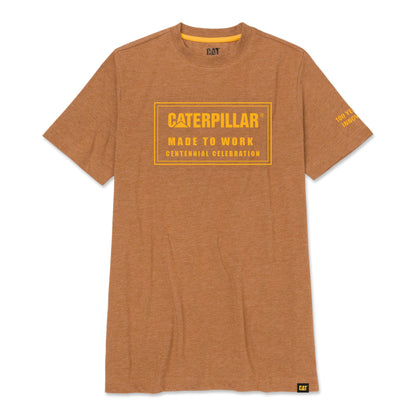 Camiseta del centenario "Hecha para trabajar" para mujer