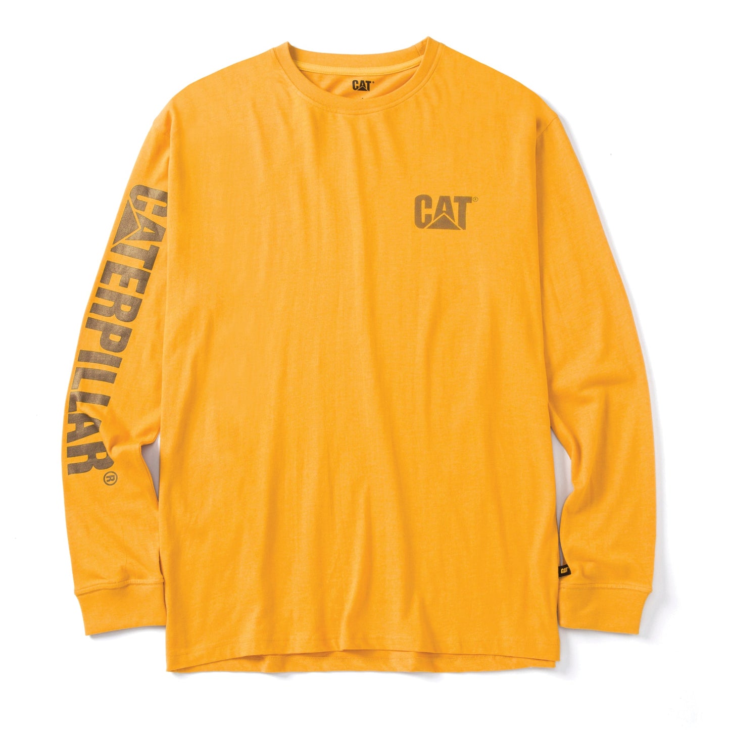 Camiseta de manga larga con estampado de marca registrada