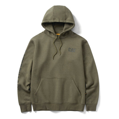 Sudadera con capucha y pancarta de marca registrada