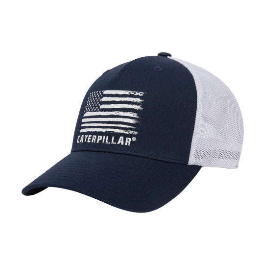 Gorra Flexfit 110 Detroit Blue con bandera desgastada