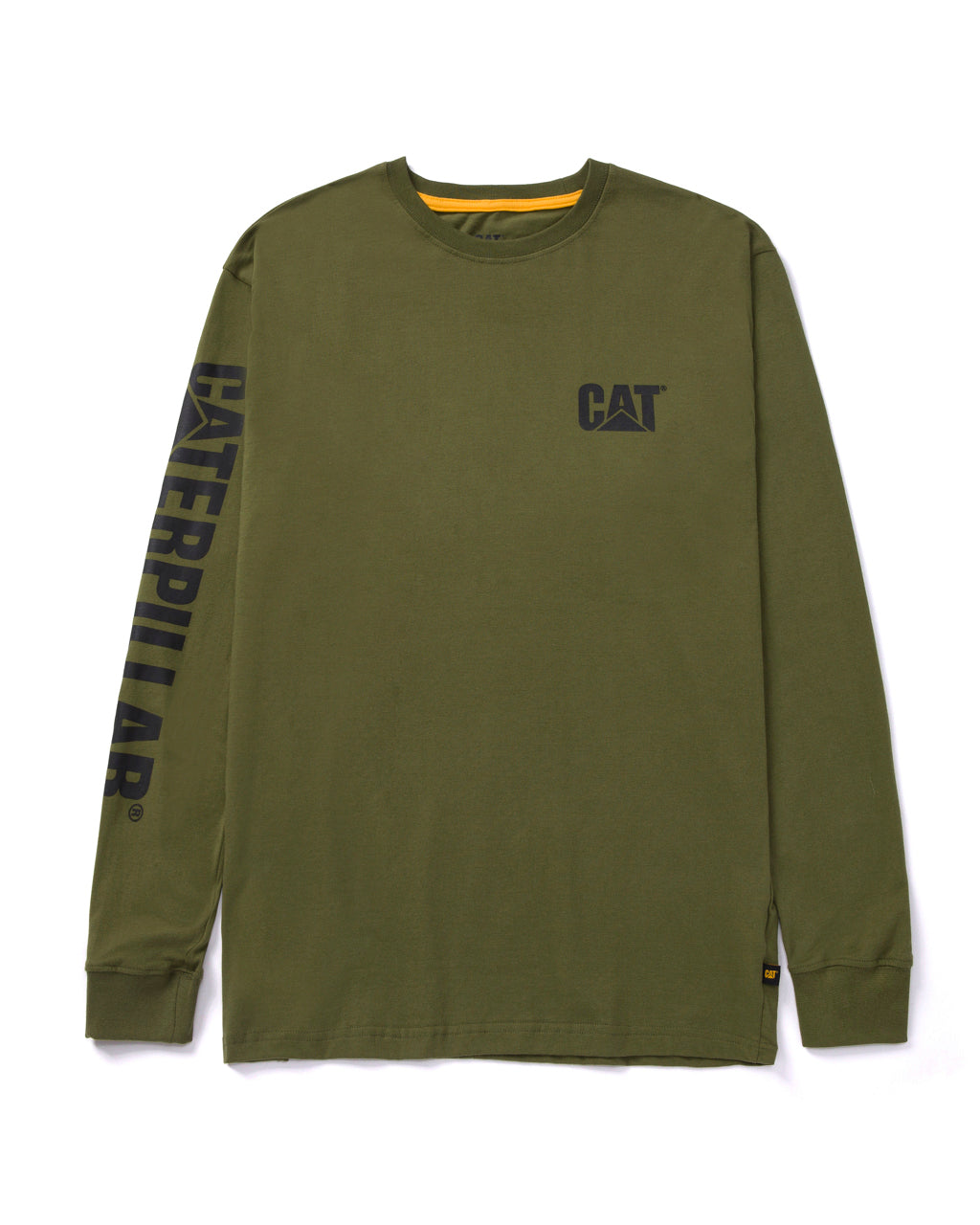 Camiseta de manga larga con estampado de marca registrada