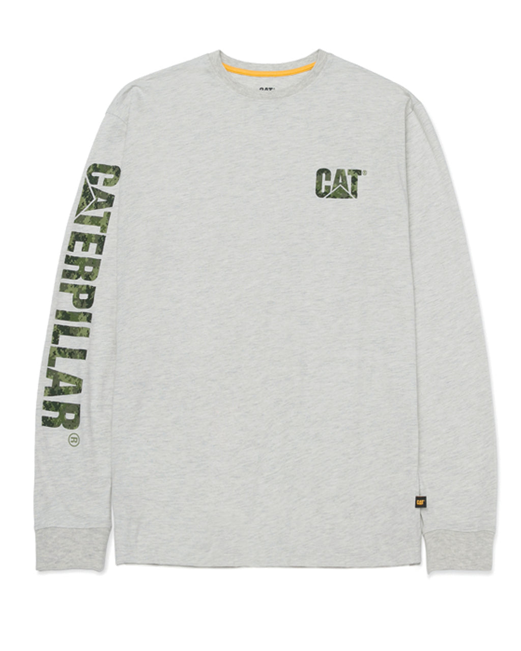Camiseta de manga larga con estampado de marca registrada