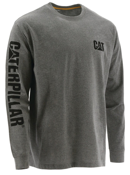 Camiseta de manga larga con estampado de marca registrada