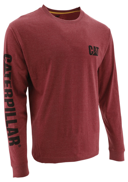 Camiseta de manga larga con estampado de marca registrada