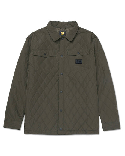 Chaqueta de camisa acolchada Ripstop