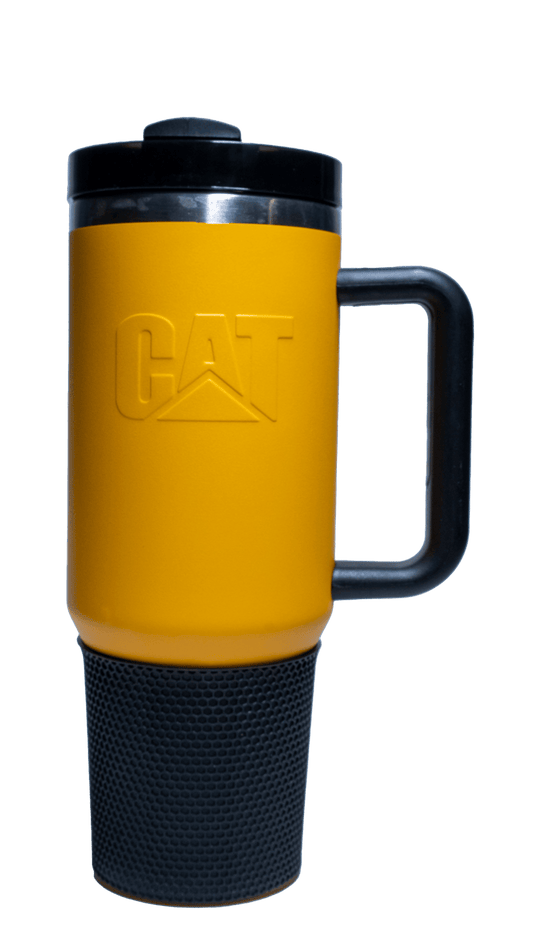 Vaso de acero inoxidable amarillo de 40 oz