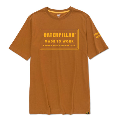 Camiseta del centenario "Hecha para trabajar"