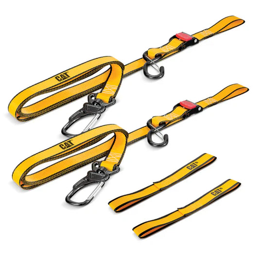 Juego de correas de 4 piezas con hebillas de leva con gancho giratorio y correas suaves