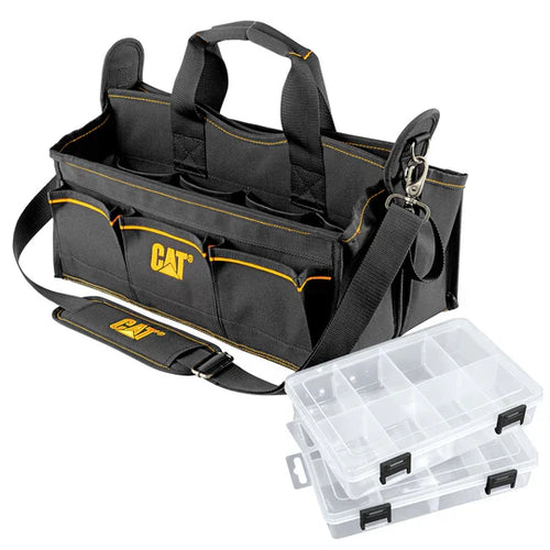 Bolsa para herramientas tecnológicas de 17 pulgadas con estuches de almacenamiento