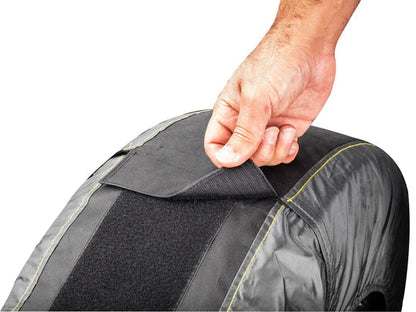 4 cubiertas para neumáticos con asa de mano