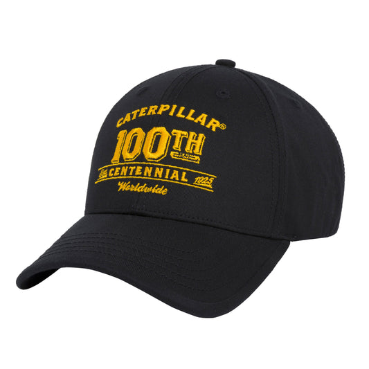 Gorra negra número 100 de Caterpillar