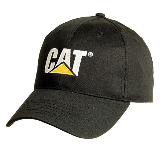 Gorra negra con logotipo de dos tonos