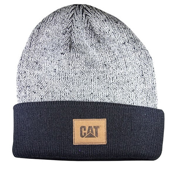 Gorro de punto industrial con rollo negro de 3"