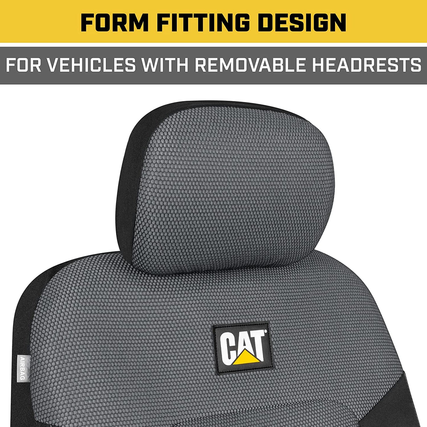 Funda de asiento flexible de malla Cat®
