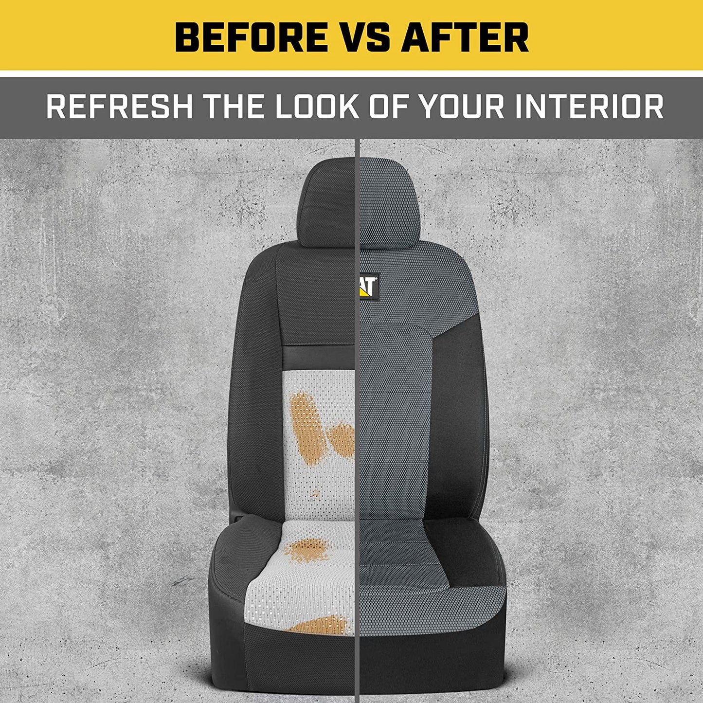 Funda de asiento flexible de malla Cat®